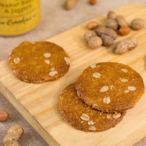 Jaggery Peanut Cookies