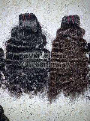 Natural Curly Weft Hair