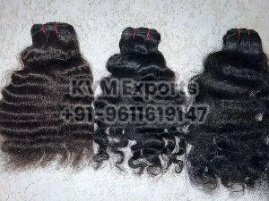 Natural Curly Weft Hair