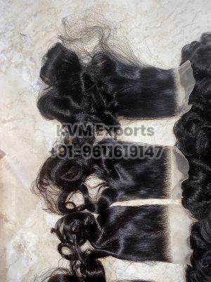 Raw Double Drawn Hair With Closure