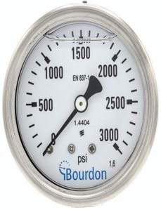 Industrial Bourdon Gauge