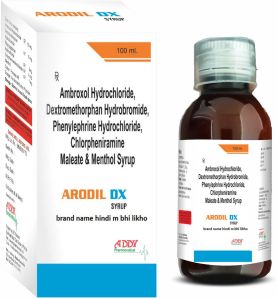 dextromethorphan ambroxol cpm phenylephrine menthol syrup