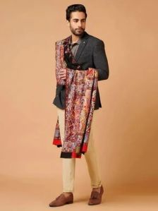 Mens Printed Pashmina Shawl