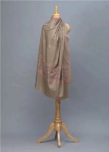 SKU AS00910646 Border Embroidery Pashmina Shawl