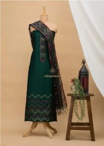 SKU AS01271923 Cotton Silk Unstiched Suit