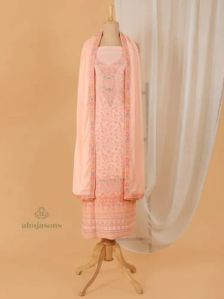 SKU AS01831875 Cotton Silk Unstiched Suit