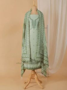 SKU AS01831881 Cotton Silk Unstiched Suit