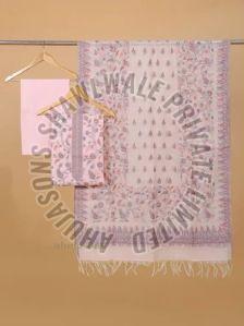 SKU AS01847309 Cotton Silk Unstiched Suit