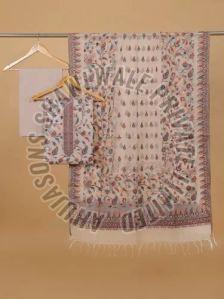 SKU AS01847307 Cotton Silk Unstiched Suit