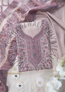 SKU AS01489636 Cotton Silk Unstiched Suit