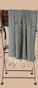 Grey Woolen Throw