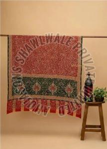 SKU AS01302825 Kalamkari Pashmina Shawl