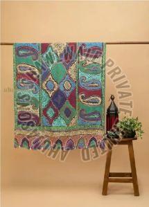 SKU AS01366610 Kalamkari Pashmina Shawl