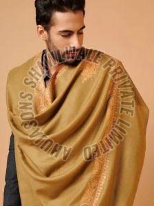 Mens Embroidered Pashmina Shawl