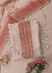 SKU AS01267901 Cotton Silk Unstiched Suit