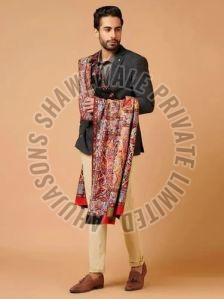 Mens Printed Pashmina Shawl