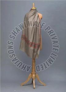 SKU AS00901325 Border Embroidery Pashmina Shawl