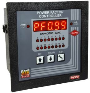 Pyro- Automatic Power Factor Controller- 12 Steps