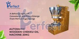 20 Kg Wooden Chekku Oil Making Machines