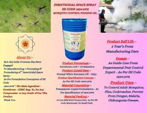 Insecticidal Space Spray