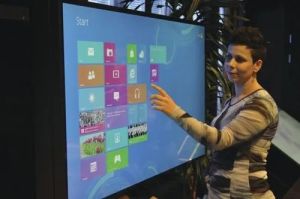 75 inch interactive flat panel