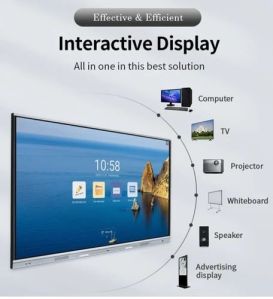 75 inch interactive flat panel