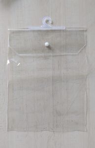 PVC Button Pouch