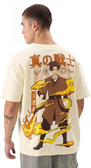 Mens Printed Oversized Cotton T-Shirt