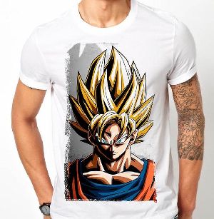 Mens Round Neck Cotton Printed T-Shirt