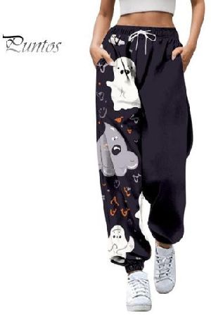 Printed Multicolor Women Trouser Pant