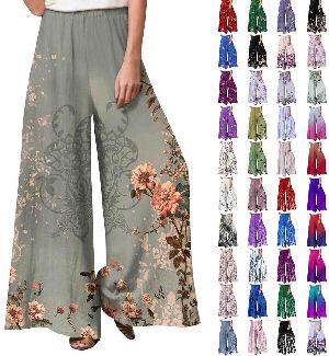 Prnited Ladies Harem Trousers