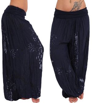 Prnited Ladies Harem Trousers