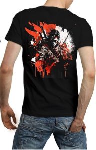 Graphic Print Mens Round Neck T-Shirt