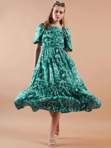 Party Wear Floral Maxi Gown Dress