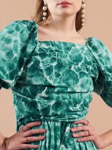 Party Wear Floral Maxi Gown Dress