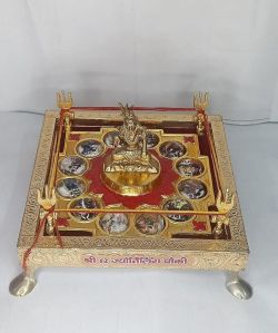 Wooden 12 Jyotirling Chowki