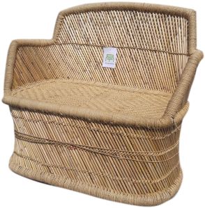 Cane Bamboo Sofa Furniture for Garden Lawn Balcony Lobby Outdoor