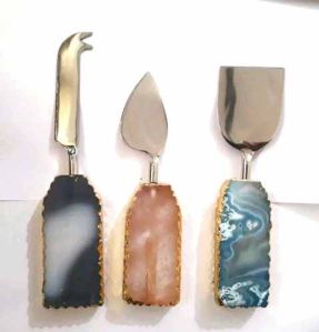 Agate Cheese Knife Set