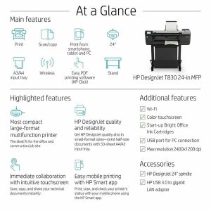 HP DesignJet T830 Multifunction Printer