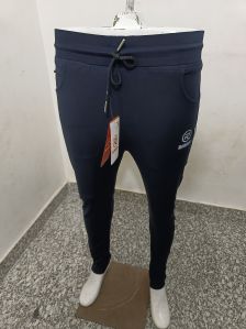 Taiwan Lycra Mens Blue Lycra Track Pant