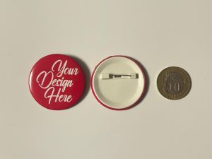 44mm Customized Button Badge with Pin