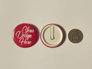 44mm Customized Button Badge with Hook