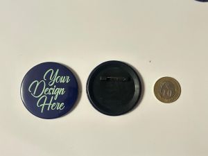 56mm Customized Button Badge with Pin