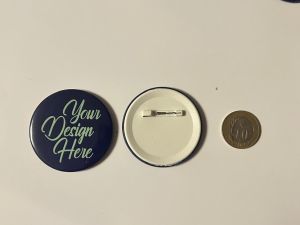 56mm Customized Button Badge with Pin