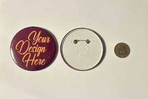 75mm Customized Button Badge with Pin