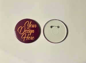 75mm Customized Button Badge with Pin