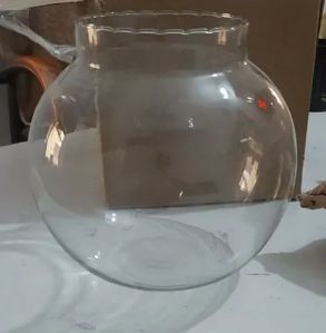 Round Glass Fish Bowl