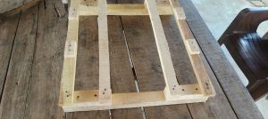 Hard wood pallet for Fridge