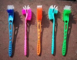 Double Sided Plastic Toilet Brush