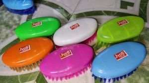 Oval Plastic Cloth Washing Brush